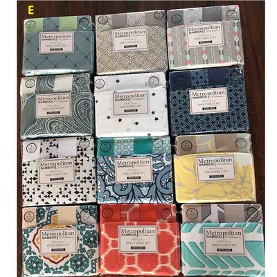 6 Stück Vollgröße 100% Polyester Druck Mikrofiber Bettwäsche Set für Hotel bei Good