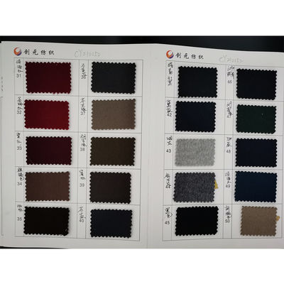 Zusammengefügte Loop Garne gefärbt Gewebe Wolle Baumwolle Polyester gemischt Gewebe für Anzug