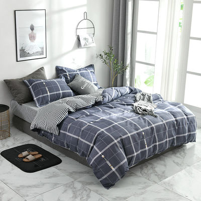 100% Polyesterfaser angepasst 4 Stück 2021 King Size Bettwäsche Set Baumwolle 300Tc für Schlafzimmer