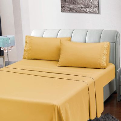 Keine Füllung Luxus-Bräder-Kissenbezüge für Schlafzimmer extra weich gebürstet Mikrofiber Faltenfrei verblassen