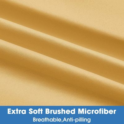 Keine Füllung Luxus-Bräder-Kissenbezüge für Schlafzimmer extra weich gebürstet Mikrofiber Faltenfrei verblassen