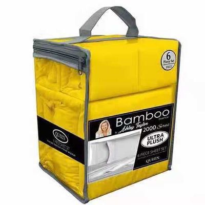 Nationale Standards Farbfestigkeit Grade Bambus 2200 Serie gebürstete Mikrofaser-Blatt Set 6pcs