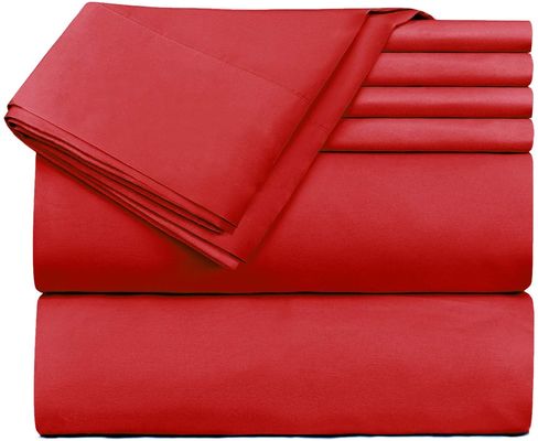Brushed Mikrofaser Bambus 2200 Serie 6 Stück Setze nationale Standards Farbfestheit Grad