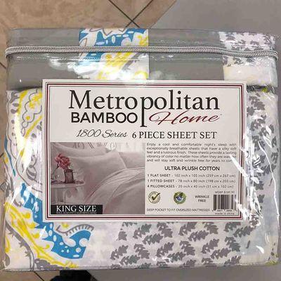 6 Stück Vollgröße 100% Polyester Druck Mikrofiber Bettwäsche Set für Hotel bei Good