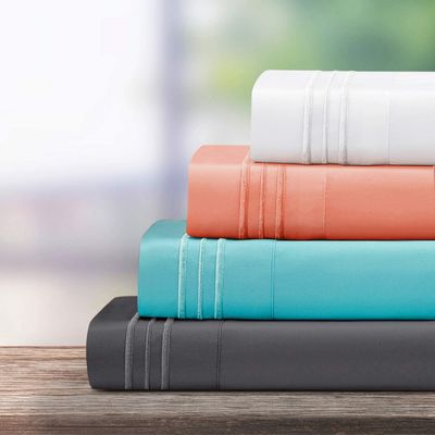 Verwandeln Sie Ihr Kinderzimmer in einen gemütlichen Rückzugsort mit 4PCS 3-Linien Stickwäsche