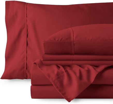 100% Polyester Mikrofaser 5mm Trim Luxus Bettwäsche Sets für 6PCS in Xinpai