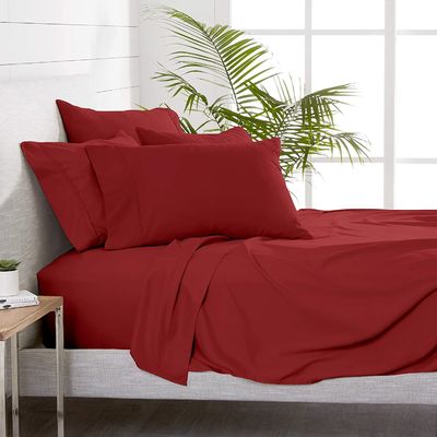 100% Polyester Mikrofaser 5mm Trim Luxus Bettwäsche Sets für 6PCS in Xinpai