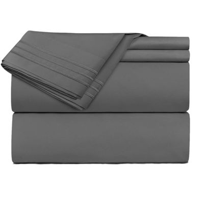 4 Stück 3 Linien Stickerei Hotel Bettdecke 100% Polyester
