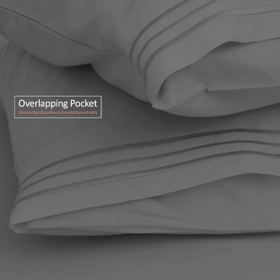 4 Stück 3 Linien Stickerei Hotel Bettdecke 100% Polyester
