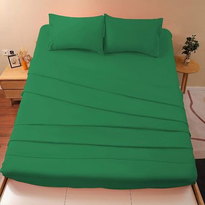 Stickerei Zwei Linien Bettwäsche Set 4 Stück für USA 100% Polyester Mikrofiber Material