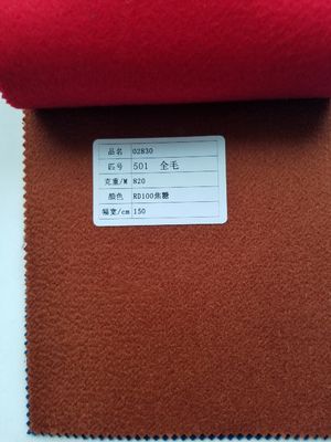 Warme und langlebige 90% Wollmischung Anzug Stoff für Herbst-Winter Mantel Material Gewicht 870g/m
