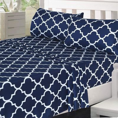 All-Season 4pcs Bürsten-Druck Mikrofaser-Blatt Set mit 133 * 60 Stoffdichte