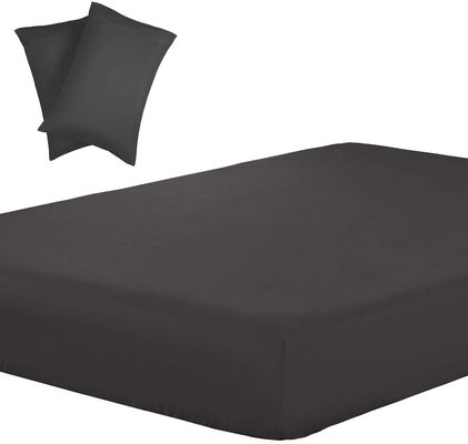 133 * 60 Stoffdichte 3 Stück Fitted Sheet Set für 20 "Tiefe Matratzen 2 Kissenbezüge