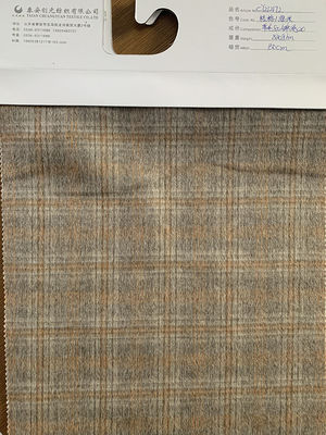 Schwere 870 g gecheckte Wollgewebe Mischung Plaid Tartan Garne gefärbte Wollgewebe für Mantel