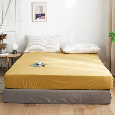 Billigste Gewebte Fitted Sheet für Matratze 8 oder 14 Zoll 4 Way Stretch Mikrofiber 75gm