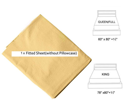 Billigste Gewebte Fitted Sheet für Matratze 8 oder 14 Zoll 4 Way Stretch Mikrofiber 75gm
