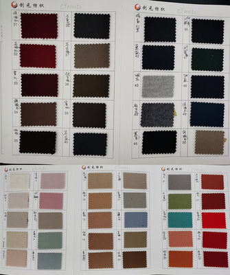 Zusammengefügte Loop Garne gefärbt Gewebe Wolle Baumwolle Polyester gemischt Gewebe für Anzug