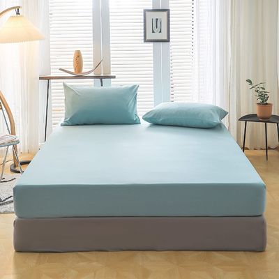 200TC Polyester-Bettwäsche Set 1 Bettwäsche und 2 Kissenbezüge für einen guten Schlaf