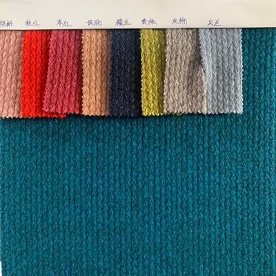 Gemachte Weichwolle 50% Polyester 50% Mäntelgewebe für den Herbst-Winter