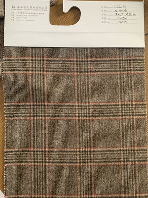 Gemachte Weichwolle 50% Polyester 50% Mäntelgewebe für den Herbst-Winter