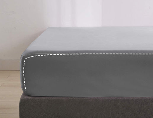 Maßgeschneidert JA 100% Polyester Mikrofaser Fitted Sheet Voll elastisch rund um Extra tiefe Tasche Allzeit