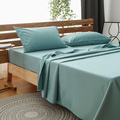 Anti-Staubmilben Weiches Faltenfreies Bettlaken Set Temperaturregelung 3PCS 4 PCS