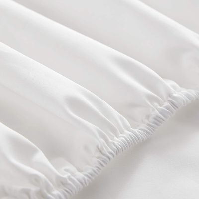 4 Stück 100% Baumwolle Luxus weich atmungsaktiv Tiefe Tasche Bettwäsche Set mit tragbaren