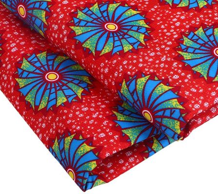 40X40 Garn Count Satin Stoff Afrikanische Wachsdruck Ghana Hitarget Echtwachs Top-Notch