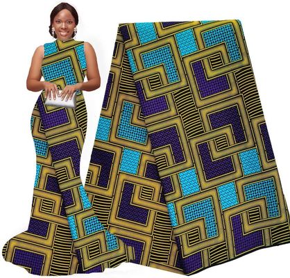 Gewebter Baumwollwachs für afrikanische Kleidungsstücke Traditioneller afrikanischer Druck