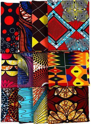 Gewebter Baumwollwachs für afrikanische Kleidungsstücke Traditioneller afrikanischer Druck