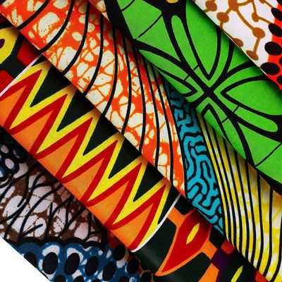 Gewebter Baumwollwachs für afrikanische Kleidungsstücke Traditioneller afrikanischer Druck