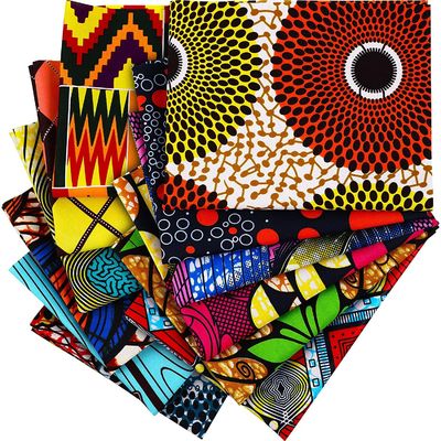 Gewebter Baumwollwachs für afrikanische Kleidungsstücke Traditioneller afrikanischer Druck