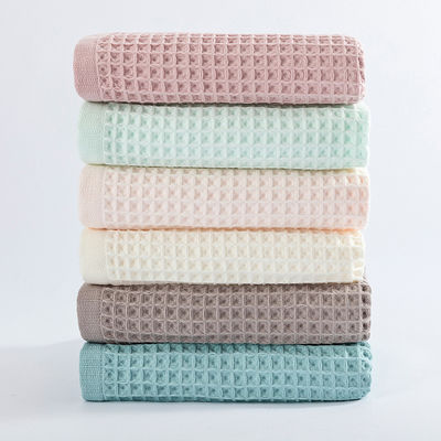 weiche Baumwolle Waffel Weave Decke 1pc Menge gewaschen und gefärbt perfekt für Baby