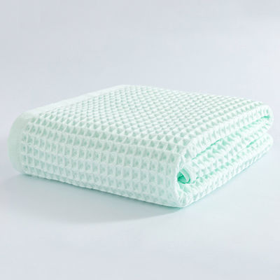 weiche Baumwolle Waffel Weave Decke 1pc Menge gewaschen und gefärbt perfekt für Baby