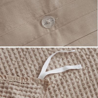 Fügen Sie Ihrem Schlafzimmer einen Hauch Luxus hinzu mit einem 100% Baumwolle Waffel Weave Duvet Cover Set