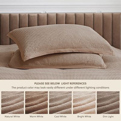 Fügen Sie Ihrem Schlafzimmer einen Hauch Luxus hinzu mit einem 100% Baumwolle Waffel Weave Duvet Cover Set