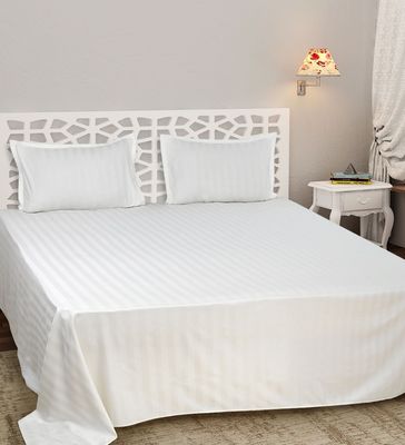 Fadenzahl 300tc 100% Baumwolle Streifen Satin Bettwäsche Set für Luxus 5-Sterne Hotel