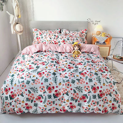 Verwandeln Sie Ihr Schlafzimmer mit 100% Polyester-gedruckten Pflanzen-Design-Bettwäsche und -Kästen