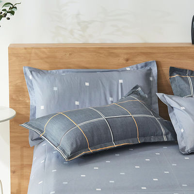 100% Polyester Stoff Königgröße Leinen Schlafzimmer Set mit Bettdecke und flache Laken