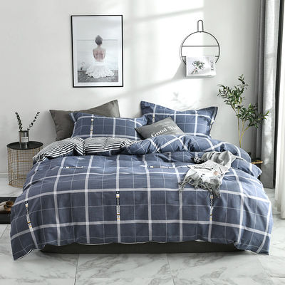 100% Polyesterfaser angepasst 4 Stück 2021 King Size Bettwäsche Set Baumwolle 300Tc für Schlafzimmer