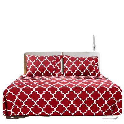 Personalisiertes Luxus-Design-Schlaflaken-Set mit 300 Fäden