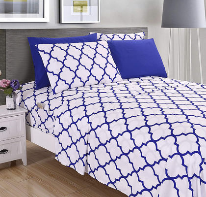 Personalisiertes Luxus-Design-Schlaflaken-Set mit 300 Fäden