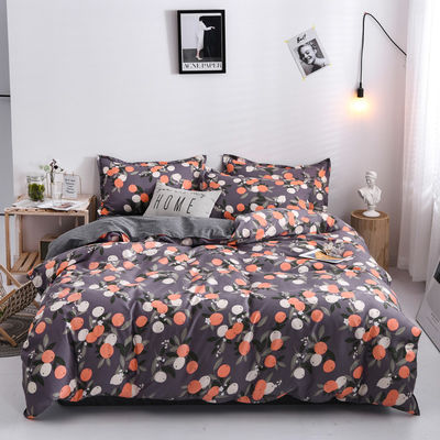 Schlafzimmer afrikanische Bettwäsche Set mit 300tc Fadenzahl und Custom Leaf Pattern Druck