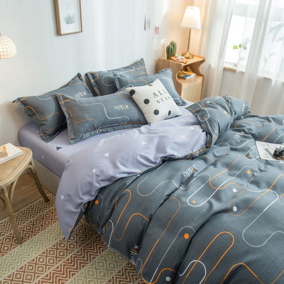 Erwachsene Grade A 100% BAMBOO Bettwäsche Komfort-Sets mit Marmor-Muster Decke Cover Set