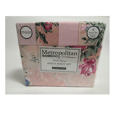 6PCS Druck Mikrofiber Stoff Bettwäsche Set in 100% Polyester bei Gut und Verpackung