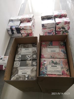Europäischer und amerikanischer Stil 6 Stück 100% Polyester Druck Mikrofiber Stoff Bettwäsche Set
