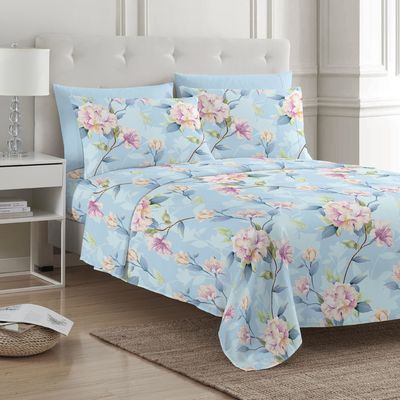 Blumen-Design-Bettwäsche-Sets für 1,5 Meter 5 Fuß-Betten Die perfekte Ergänzung zu Ihrem Haus
