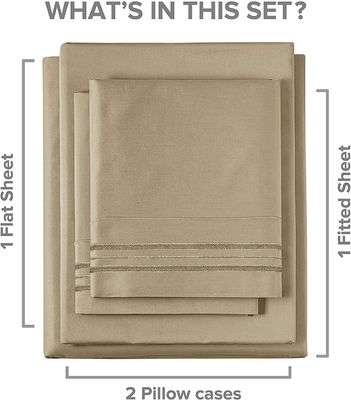 Extra Soft Woven Hotel Luxus Bettwäsche 1,5-2 kg Tiefe Taschen Atmung Kühlung