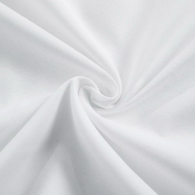 Poly Baumwolle 300tc Hotel Weiß gestickte Bettwäsche Quilt Cover Kissenhülle Set