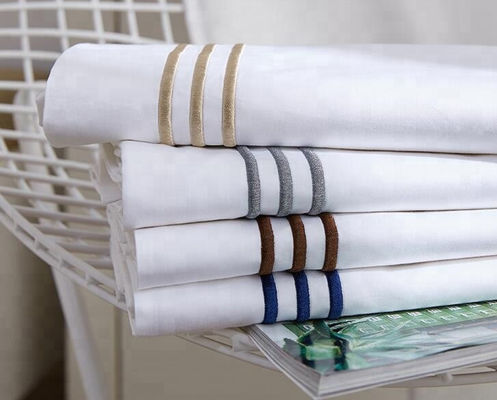 60 Zählen Reine Kleidung Baumwollbettwäsche für bequemes Schlafen in Hotels
